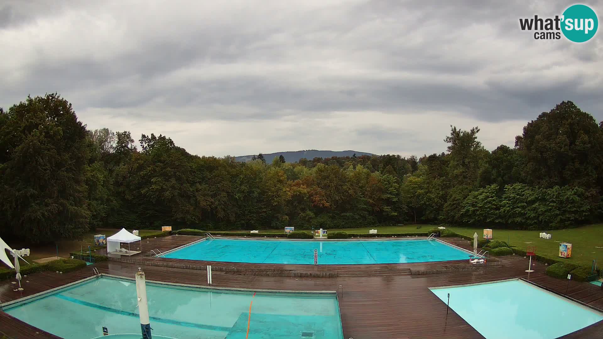 Webcam Schwimmbad der Insel Maribor