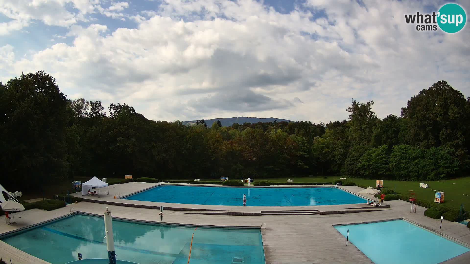 Webcam Schwimmbad der Insel Maribor