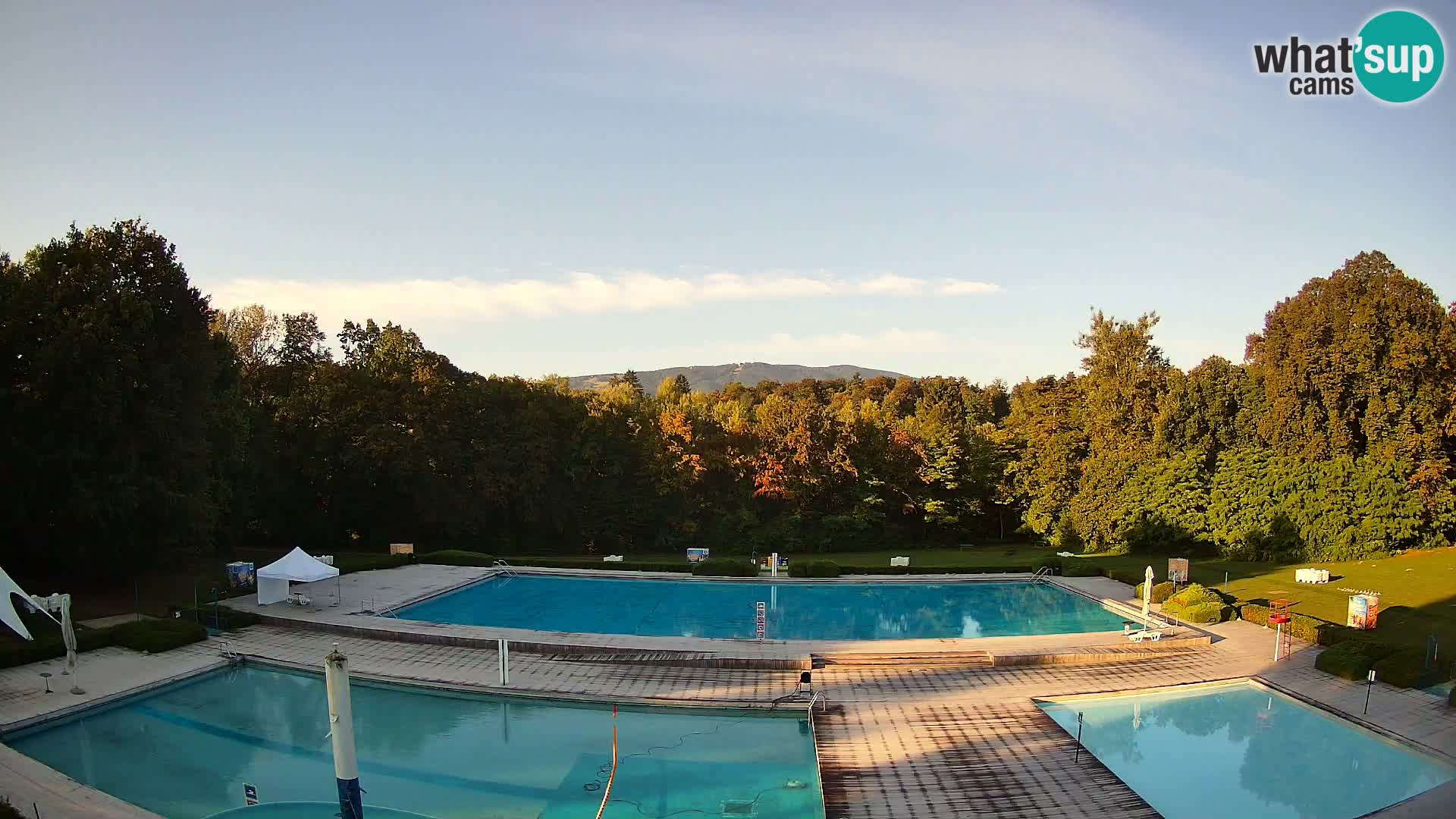 Spletna kamera Kopališče Mariborski otok