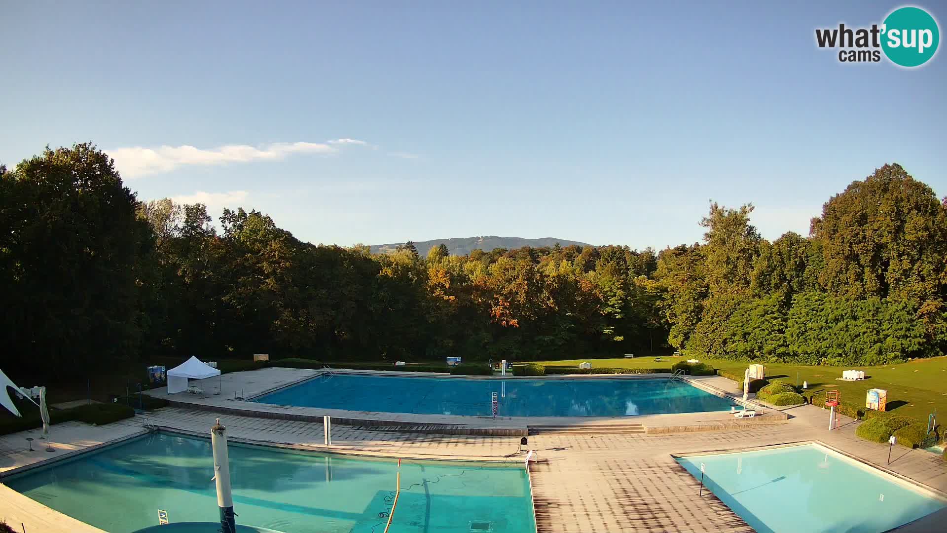 Spletna kamera Kopališče Mariborski otok