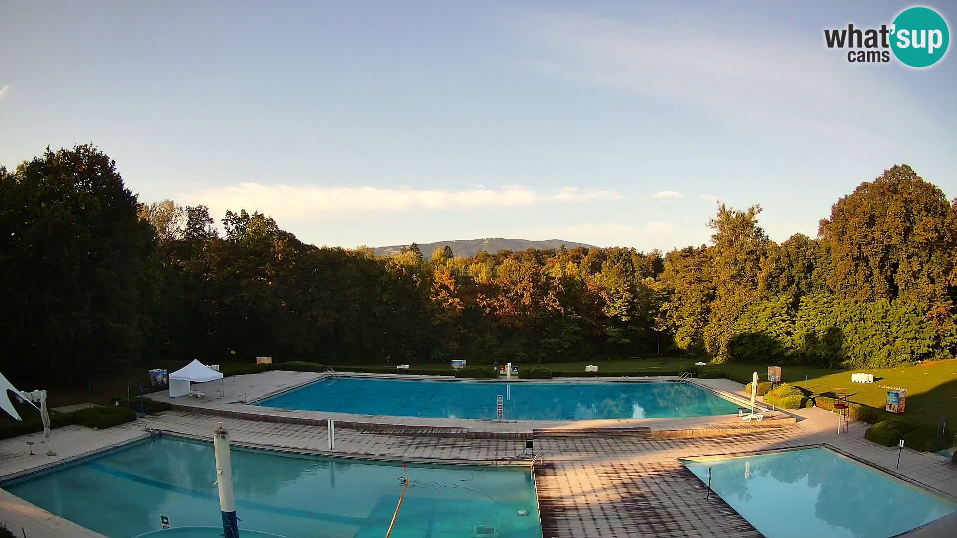 Spletna kamera Kopališče Mariborski otok