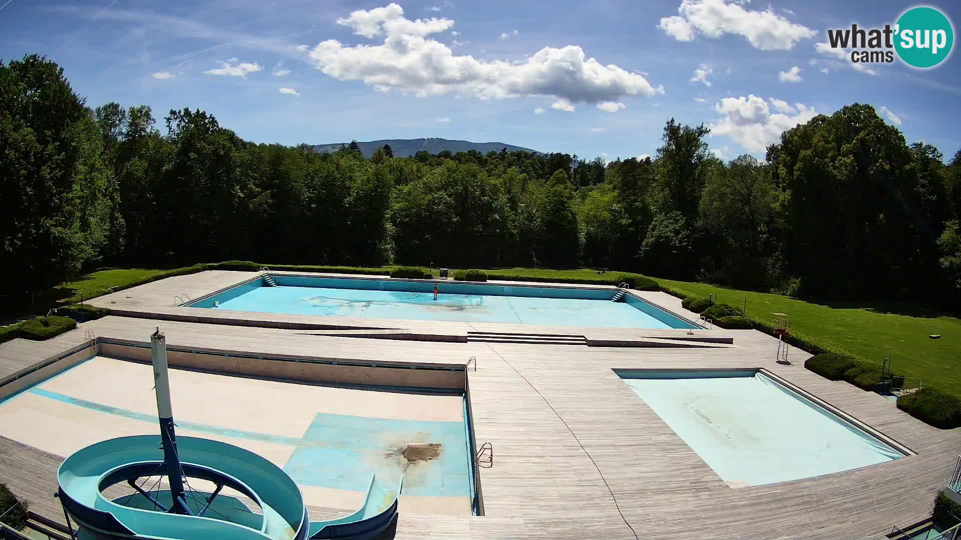 Webcam Schwimmbad der Insel Maribor