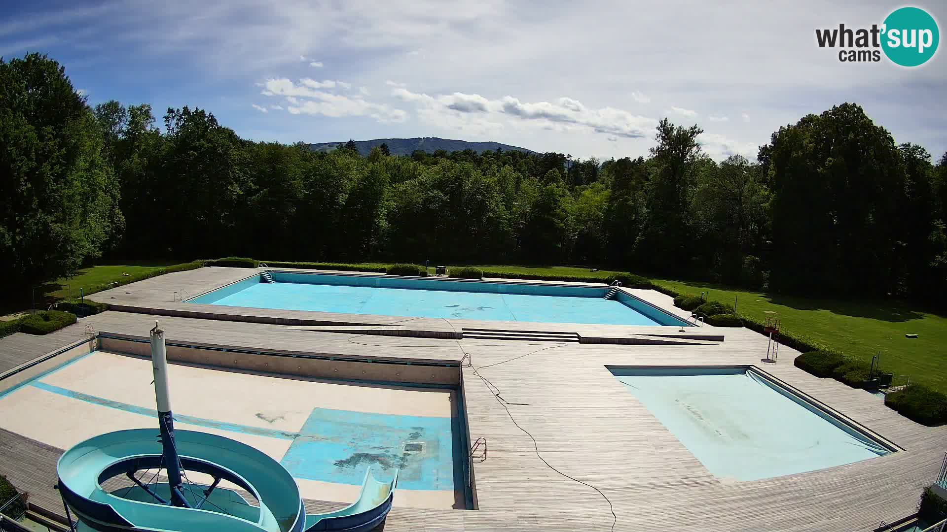 Webcam Schwimmbad der Insel Maribor