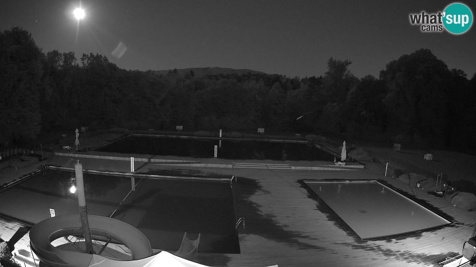 Webcam Schwimmbad der Insel Maribor