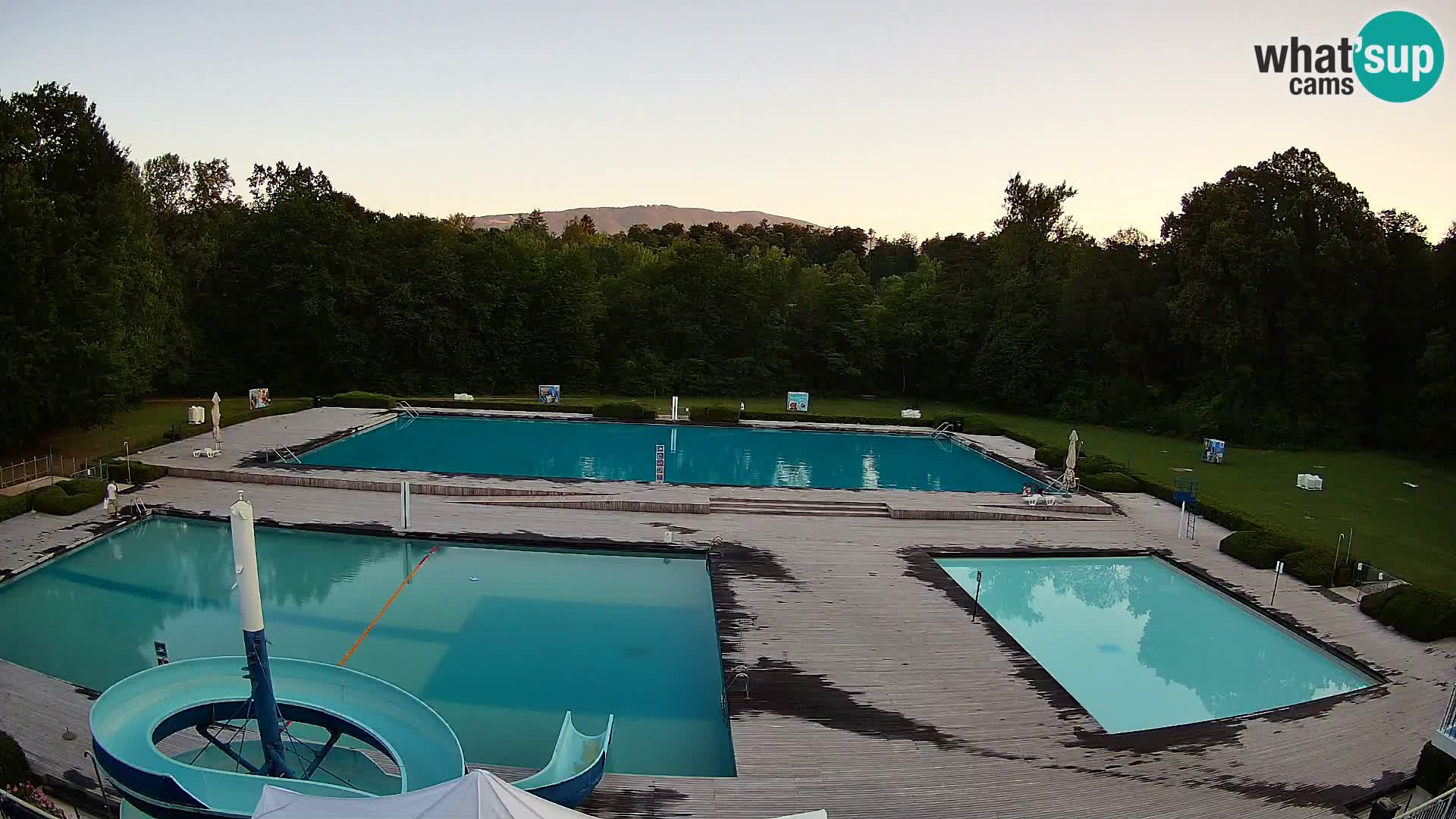 Spletna kamera Kopališče Mariborski otok