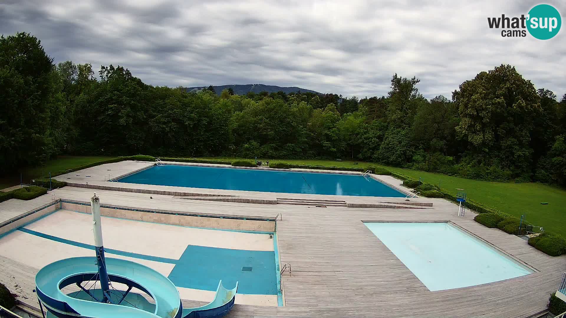 Webcam Schwimmbad der Insel Maribor