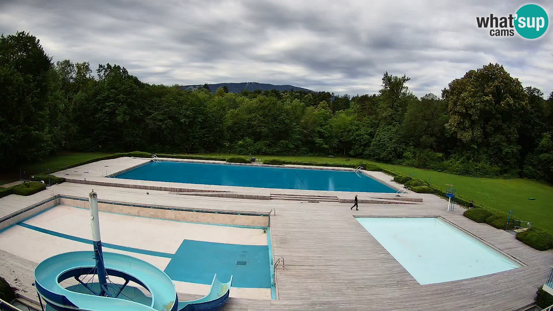 Webcam Schwimmbad der Insel Maribor