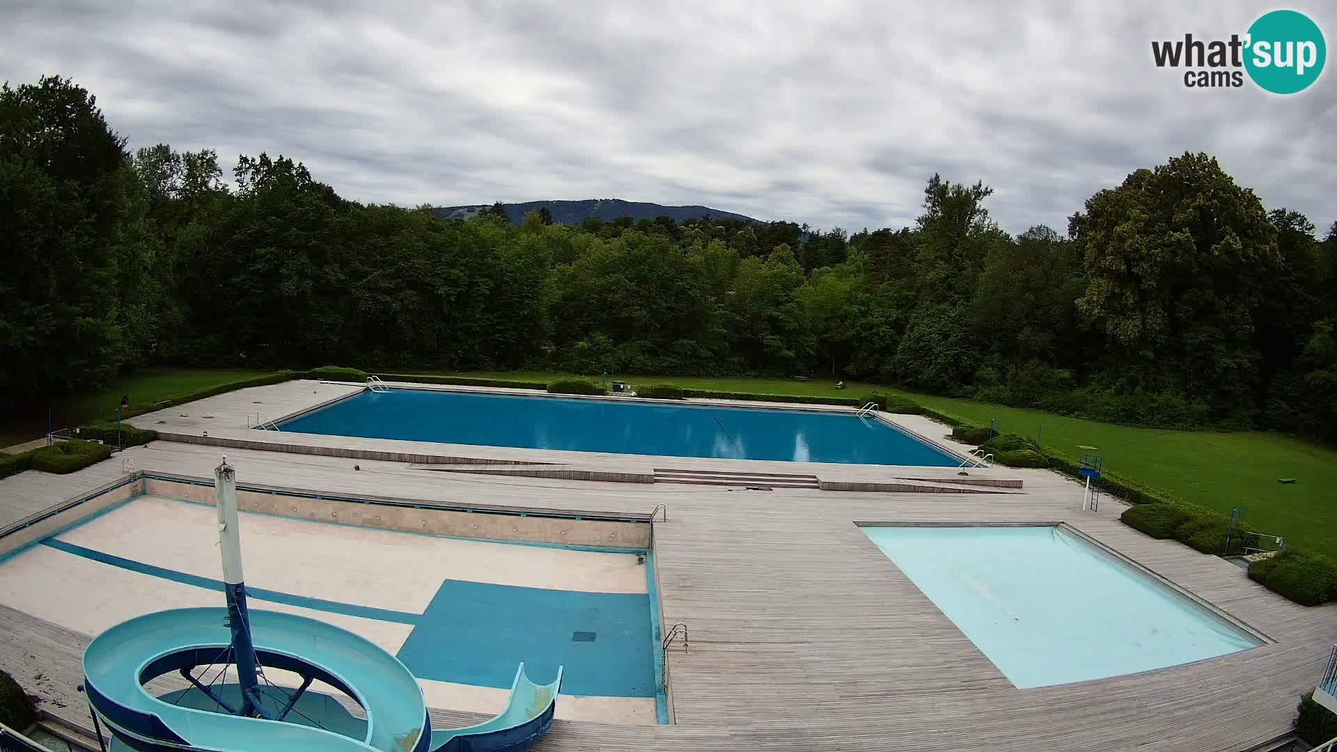 Webcam Schwimmbad der Insel Maribor