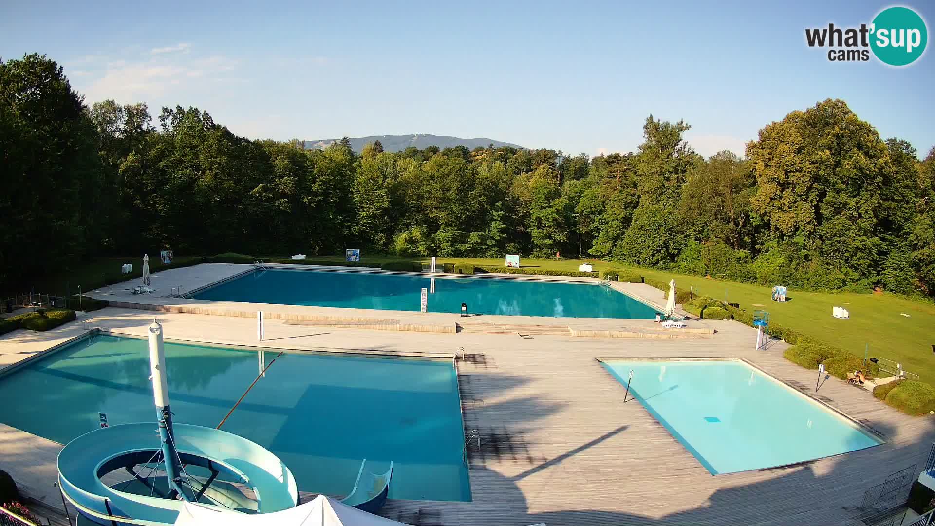Spletna kamera Kopališče Mariborski otok