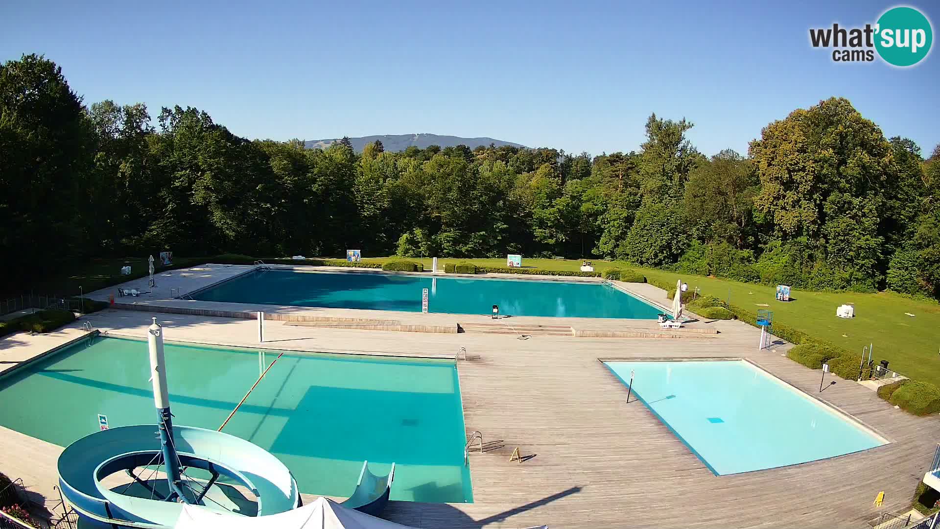 Webcam Kopališče Mariborski otok – Maribor Island Swimming Pool