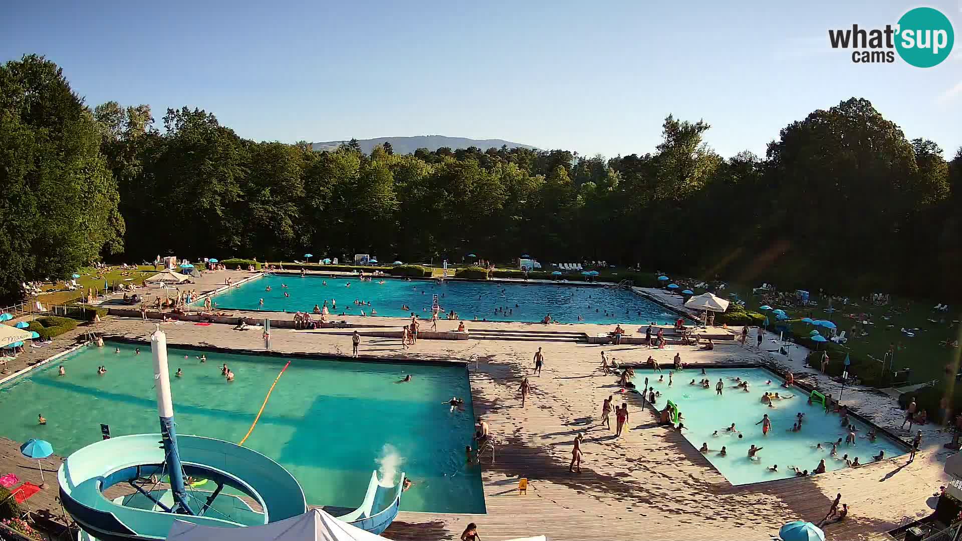 Webcam Kopališče Mariborski otok – Maribor Island Swimming Pool