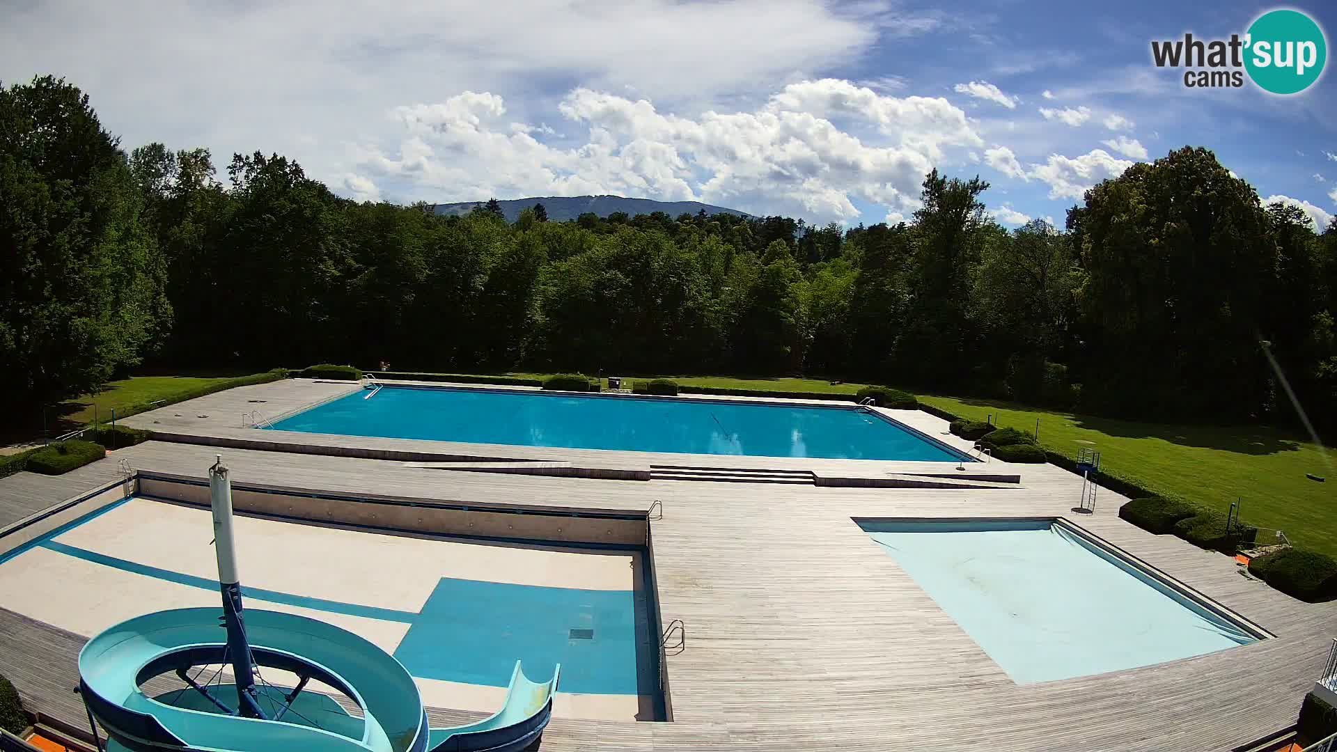 Webcam Kopališče Mariborski otok – Maribor Island Swimming Pool