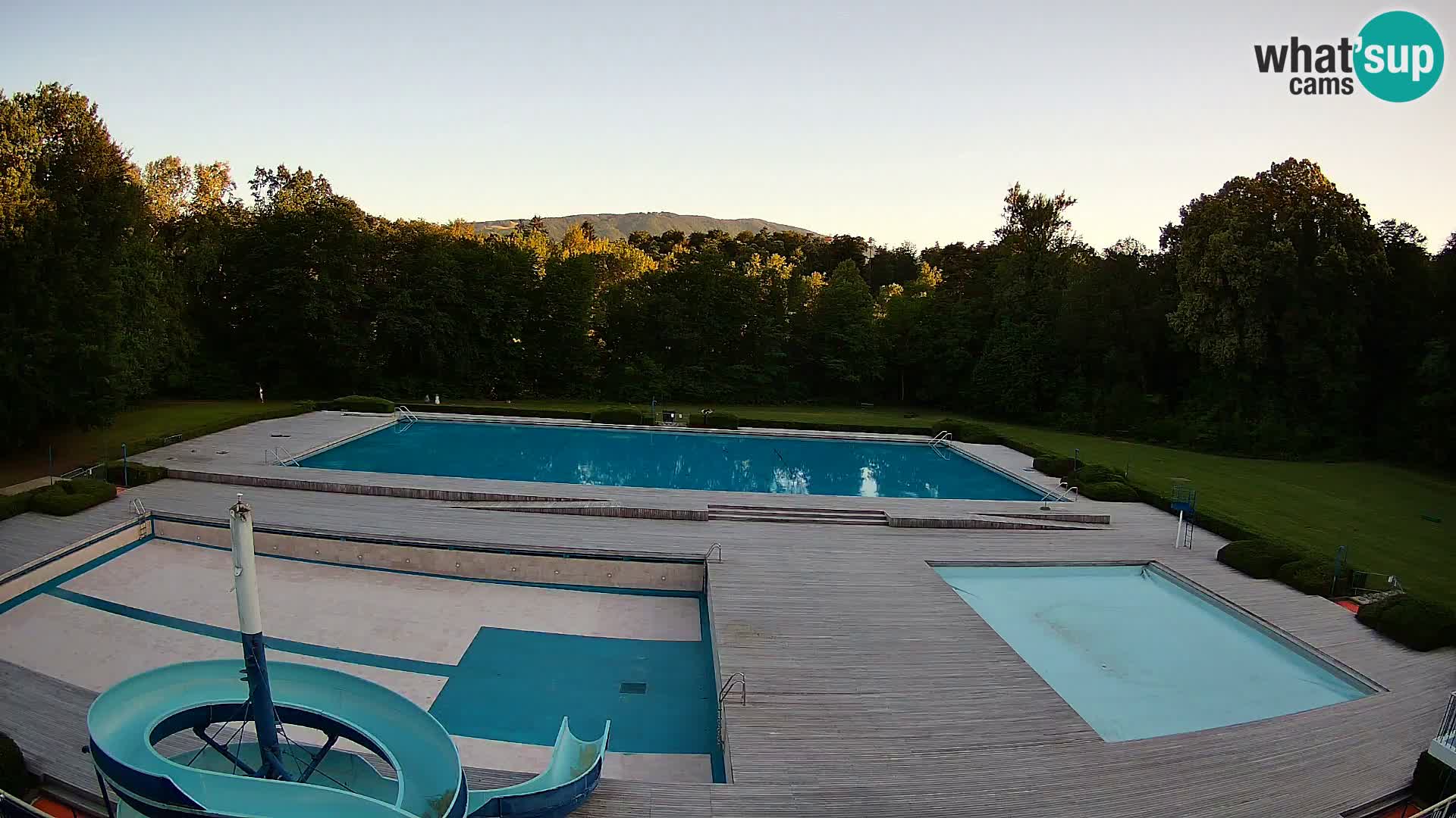 Webcam Kopališče Mariborski otok – Maribor Island Swimming Pool