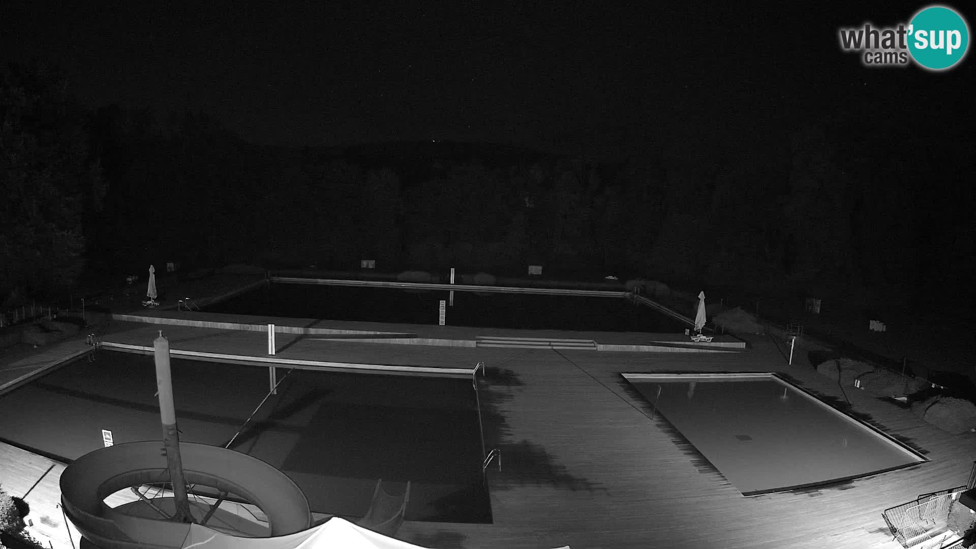 Webcam Schwimmbad der Insel Maribor