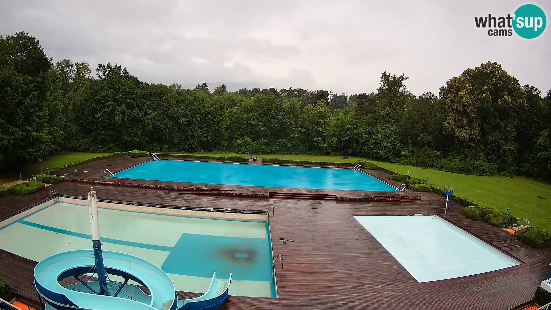 Webcam Schwimmbad der Insel Maribor