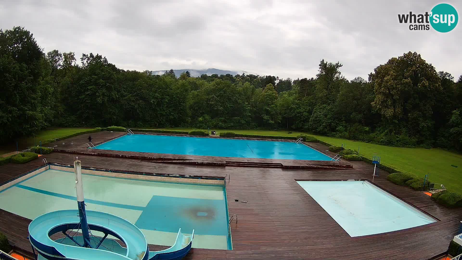 Webcam Schwimmbad der Insel Maribor
