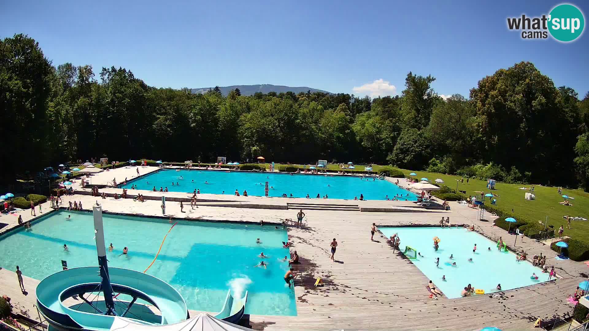 Webcam Kopališče Mariborski otok – Maribor Island Swimming Pool