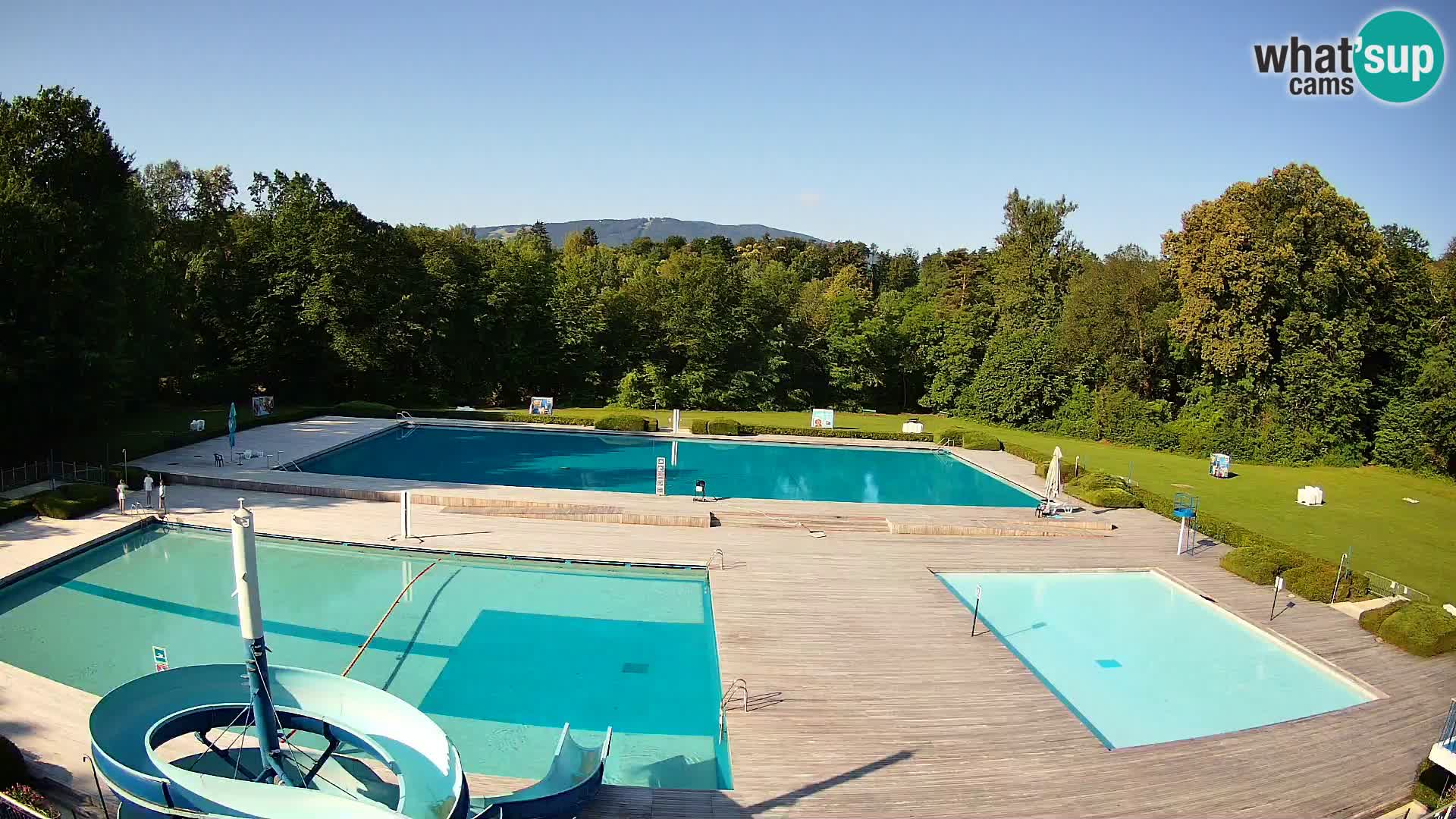 Spletna kamera Kopališče Mariborski otok