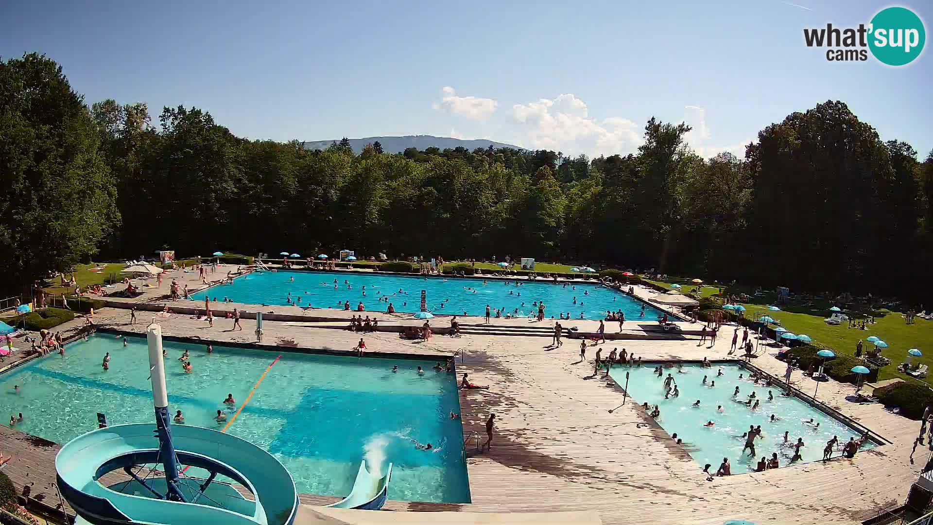 Webcam Kopališče Mariborski otok – Maribor Island Swimming Pool