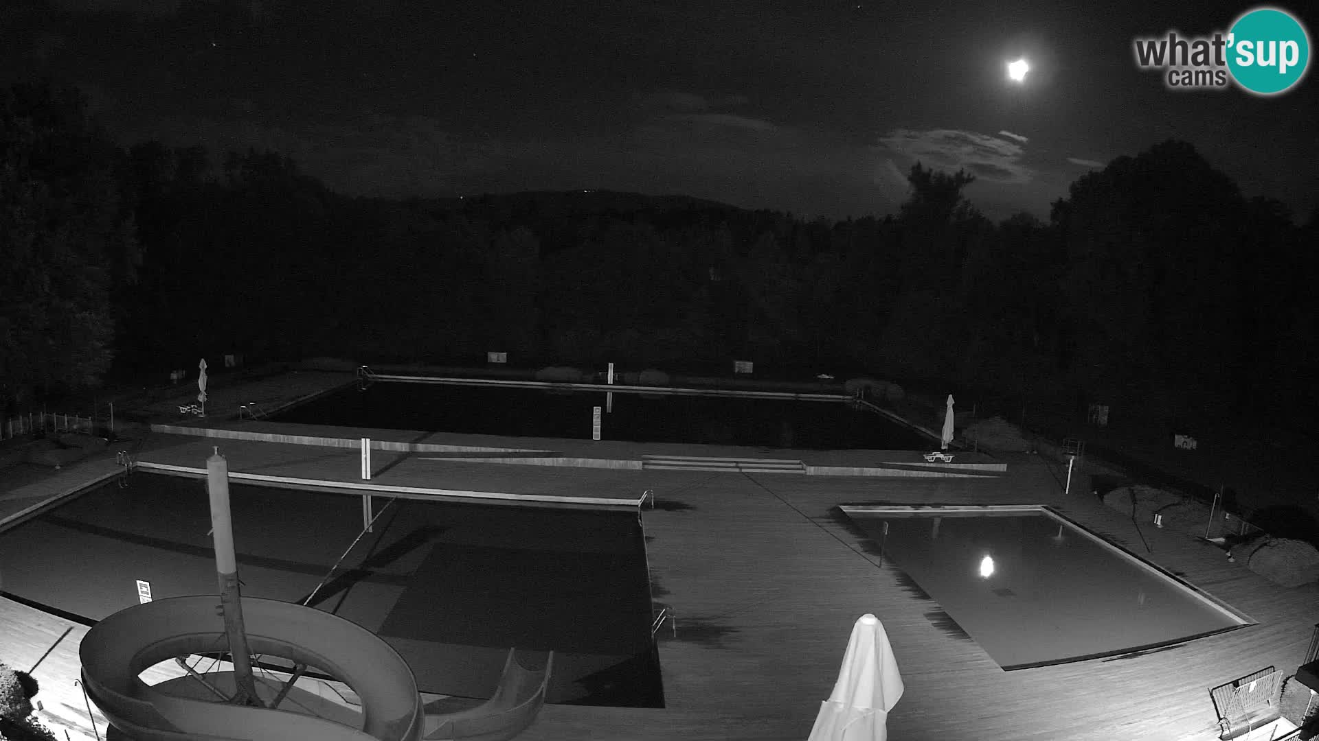 Webcam Schwimmbad der Insel Maribor