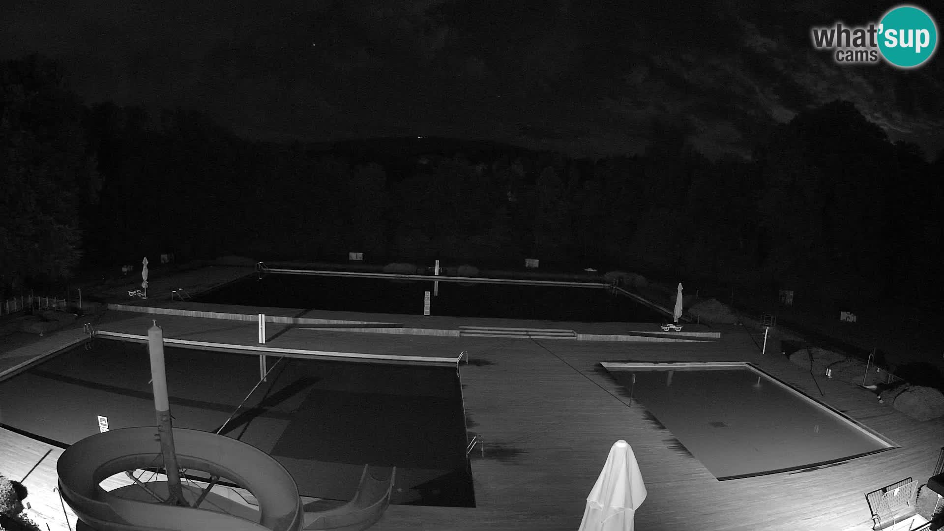 Webcam Schwimmbad der Insel Maribor