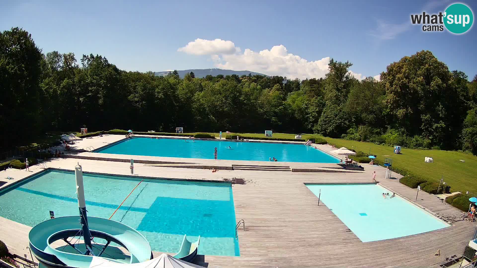 Spletna kamera Kopališče Mariborski otok