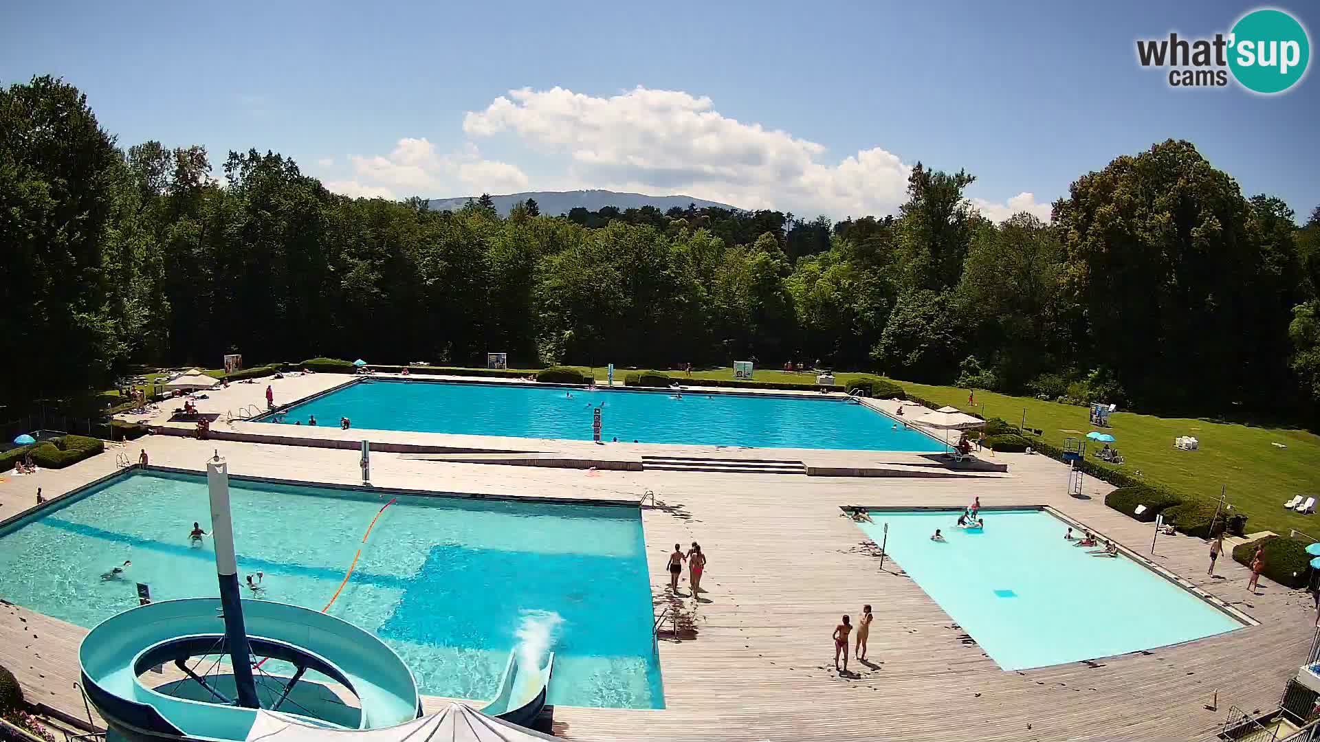 Spletna kamera Kopališče Mariborski otok