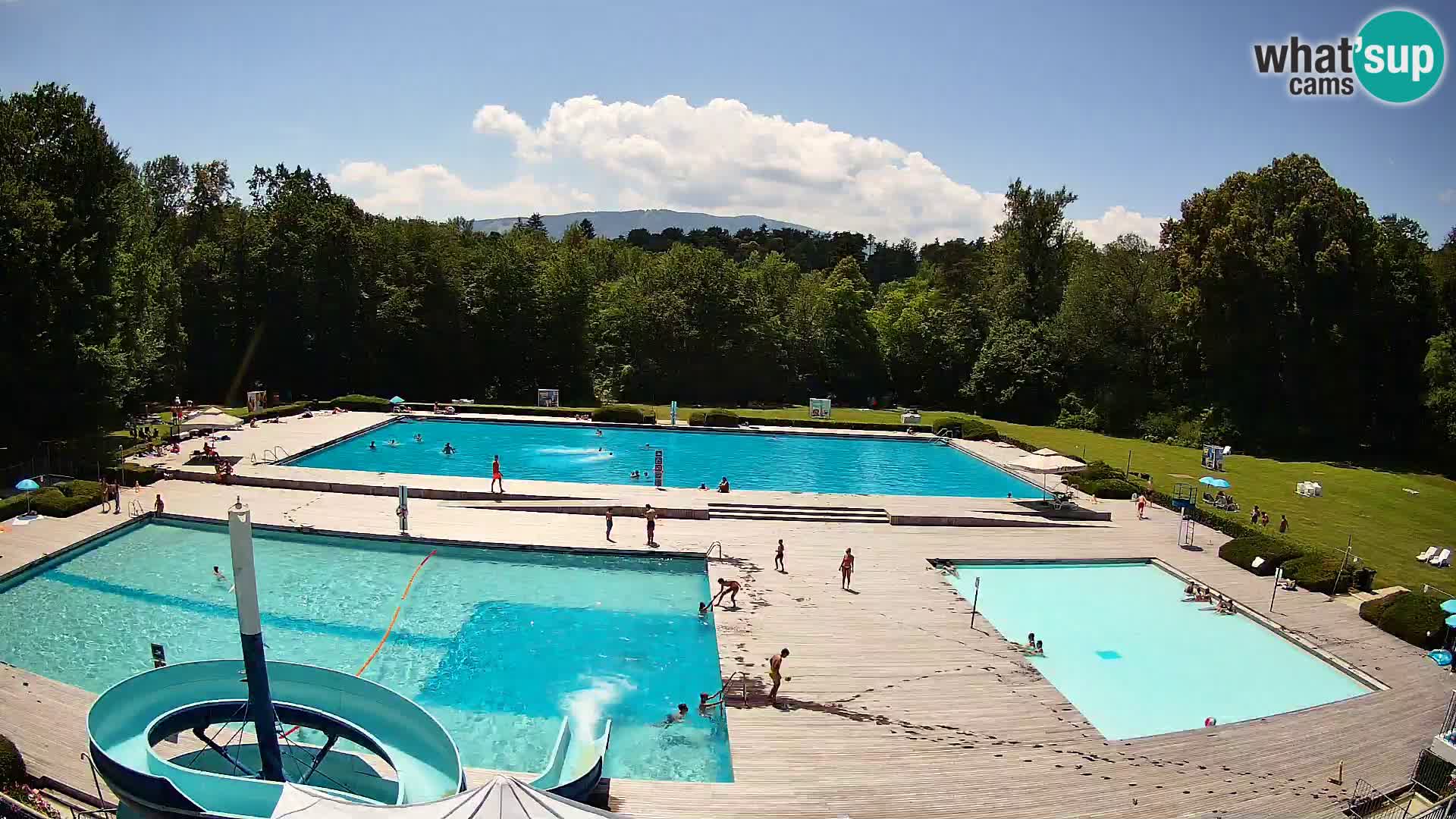Spletna kamera Kopališče Mariborski otok