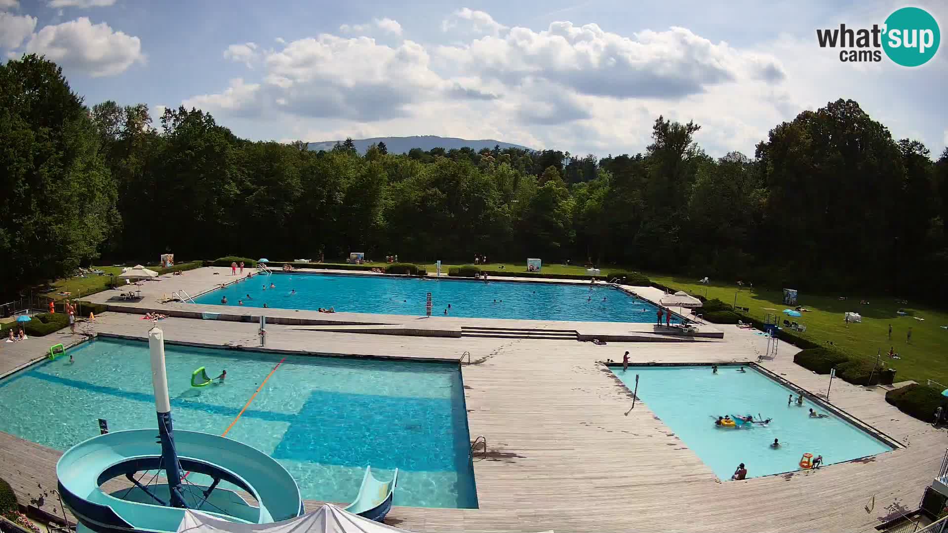 Web kamera Mariborski otok bazen