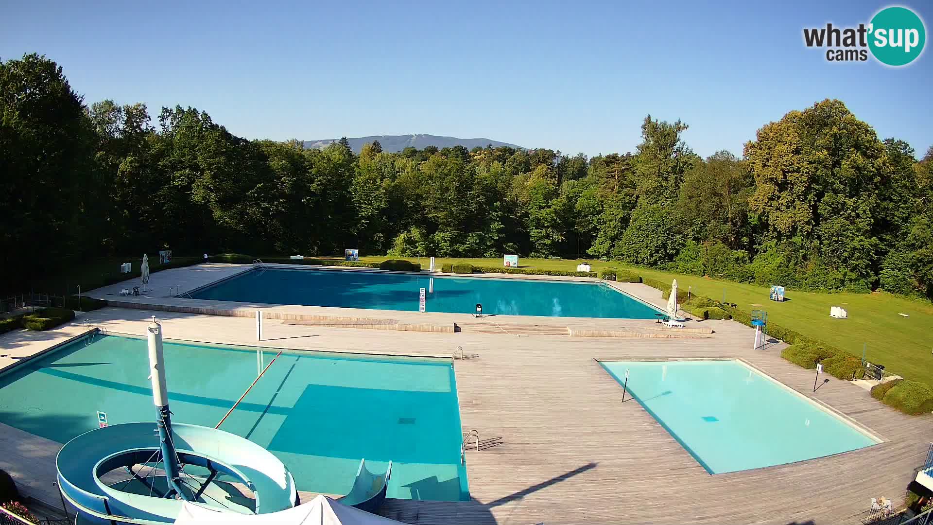 Webcam Kopališče Mariborski otok – Maribor Island Swimming Pool