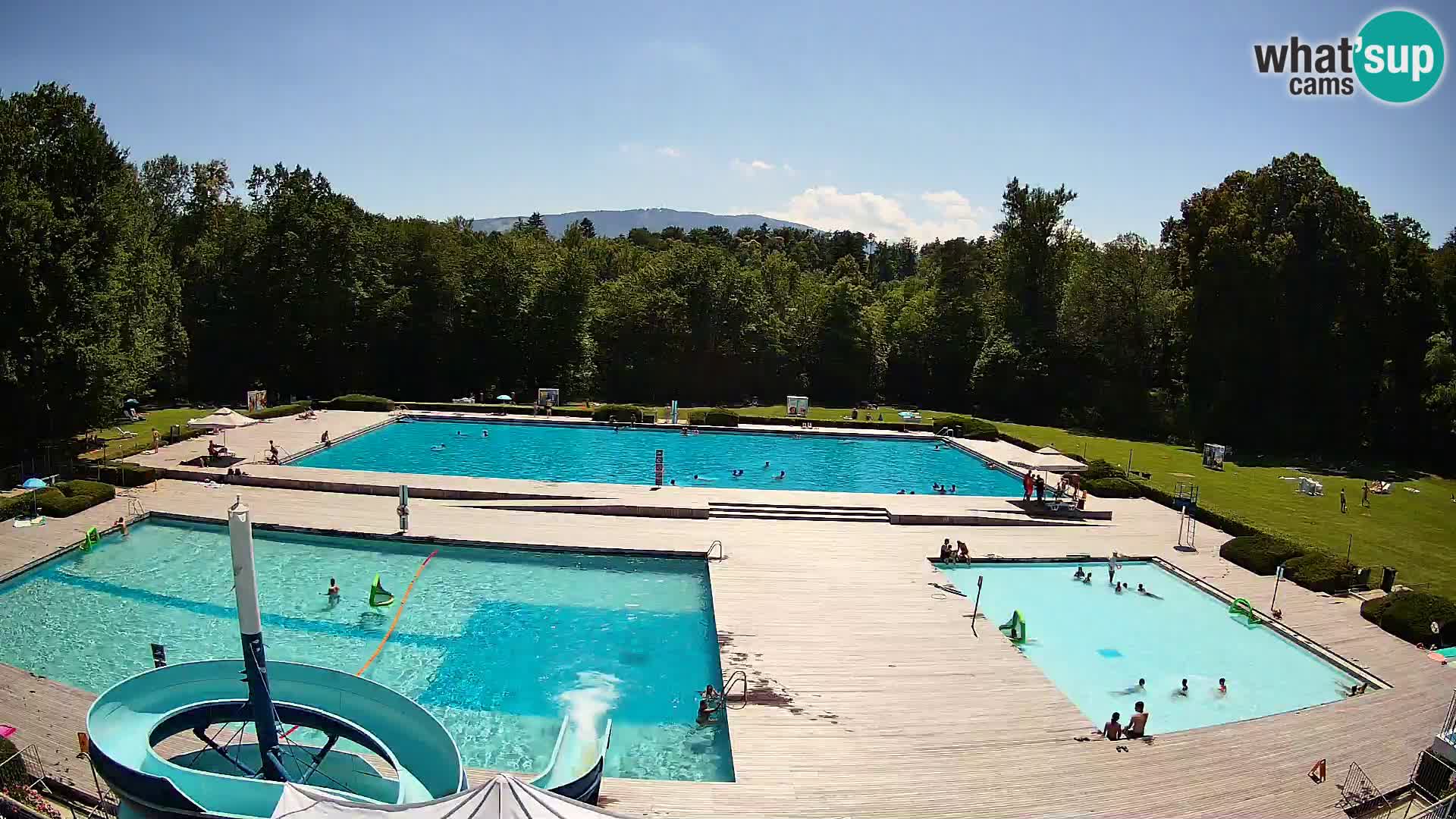Webcam Kopališče Mariborski otok – Maribor Island Swimming Pool
