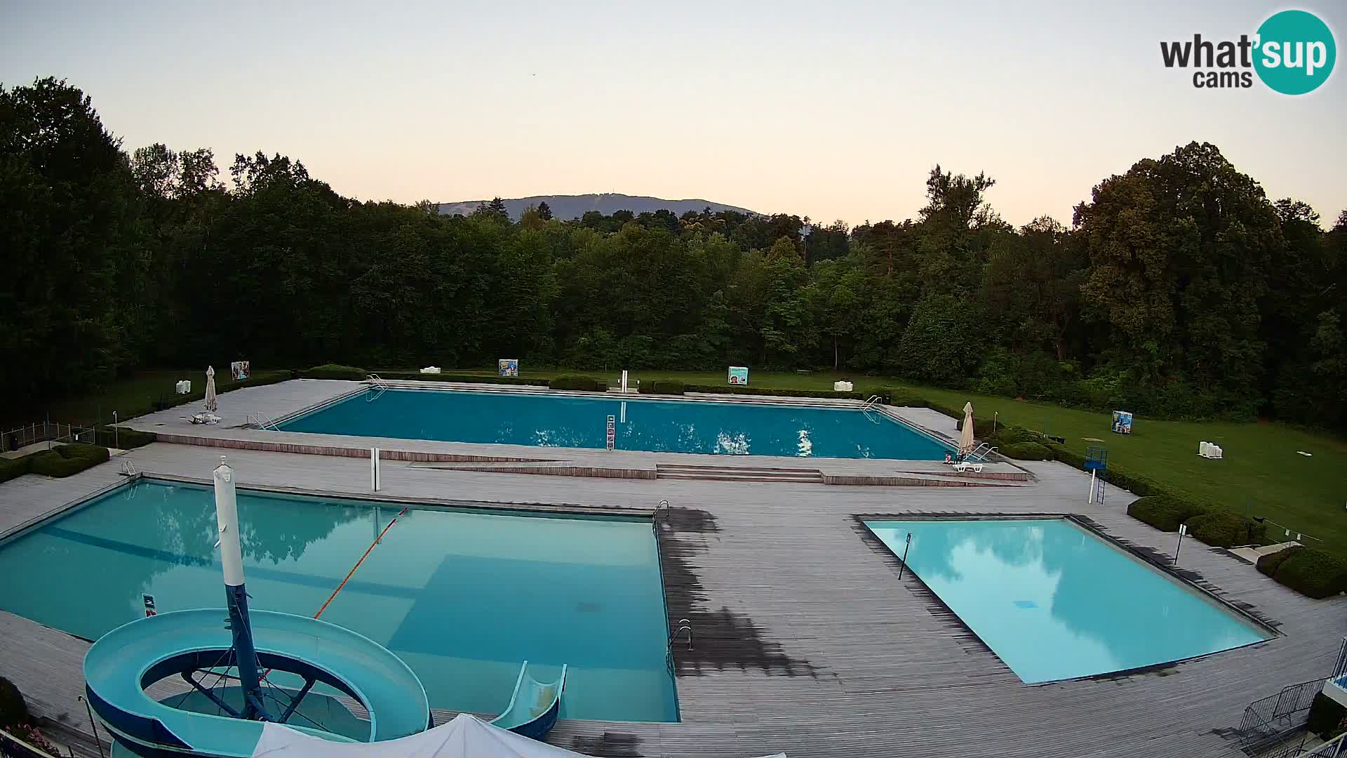 Webcam Kopališče Mariborski otok – Maribor Island Swimming Pool