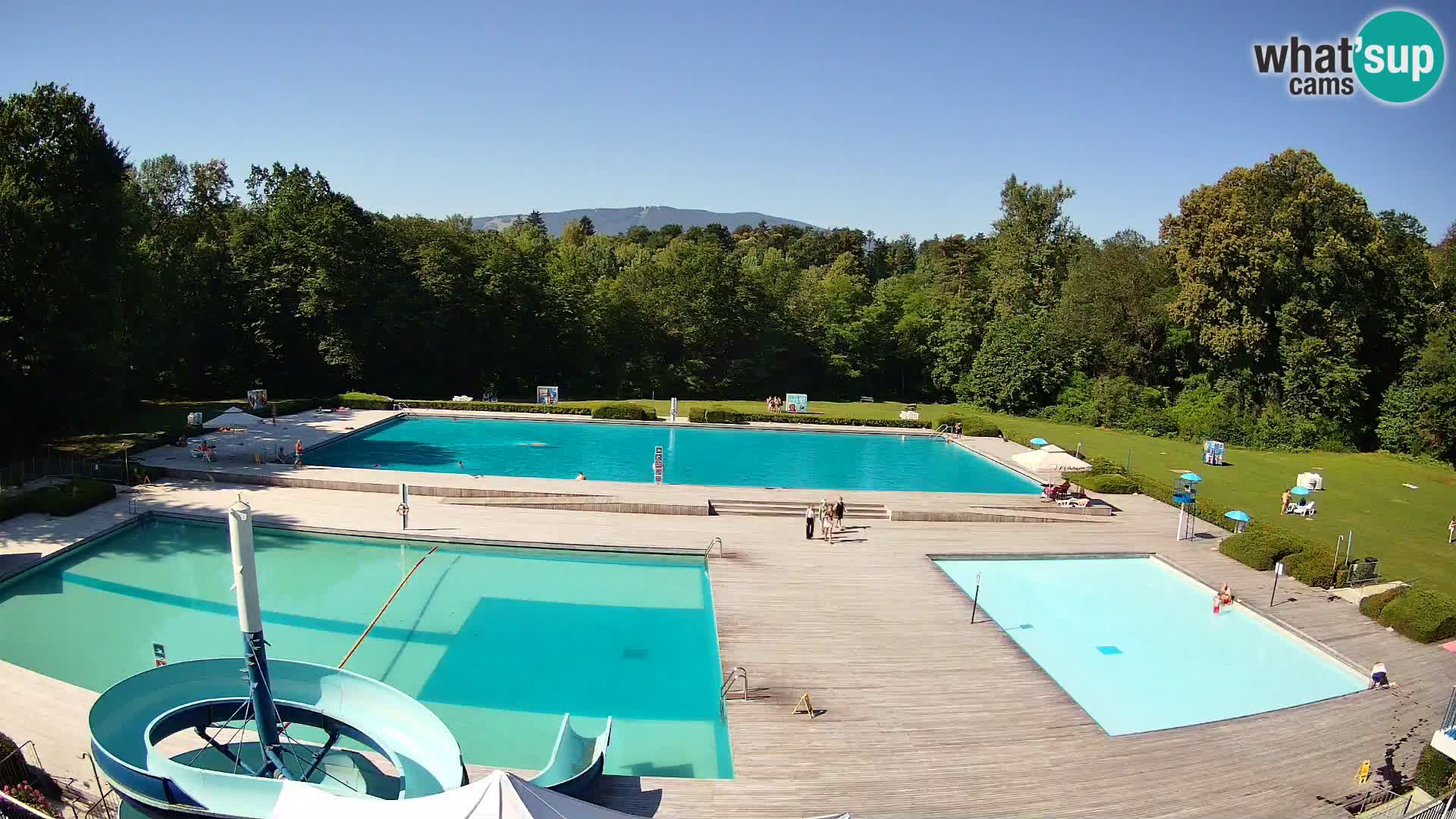 Webcam Kopališče Mariborski otok – Maribor Island Swimming Pool