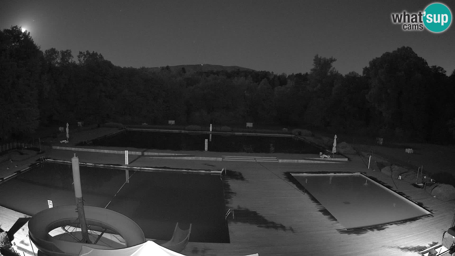 Webcam Schwimmbad der Insel Maribor