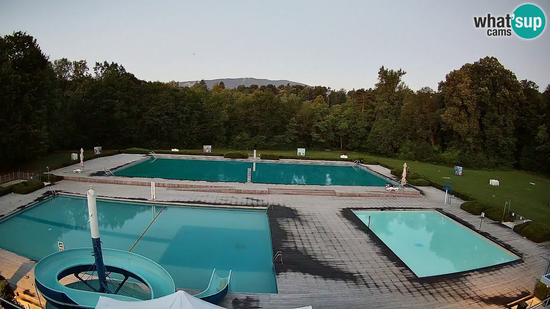 Spletna kamera Kopališče Mariborski otok