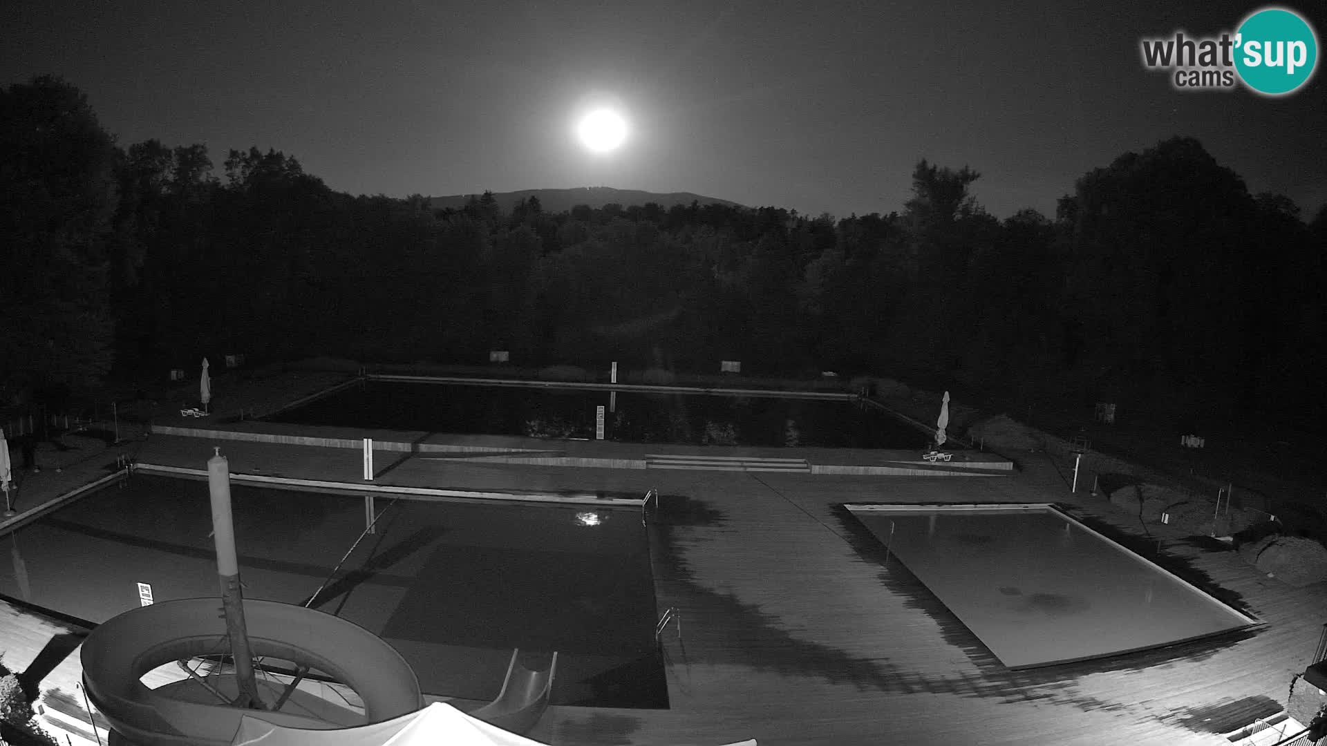 Webcam Schwimmbad der Insel Maribor