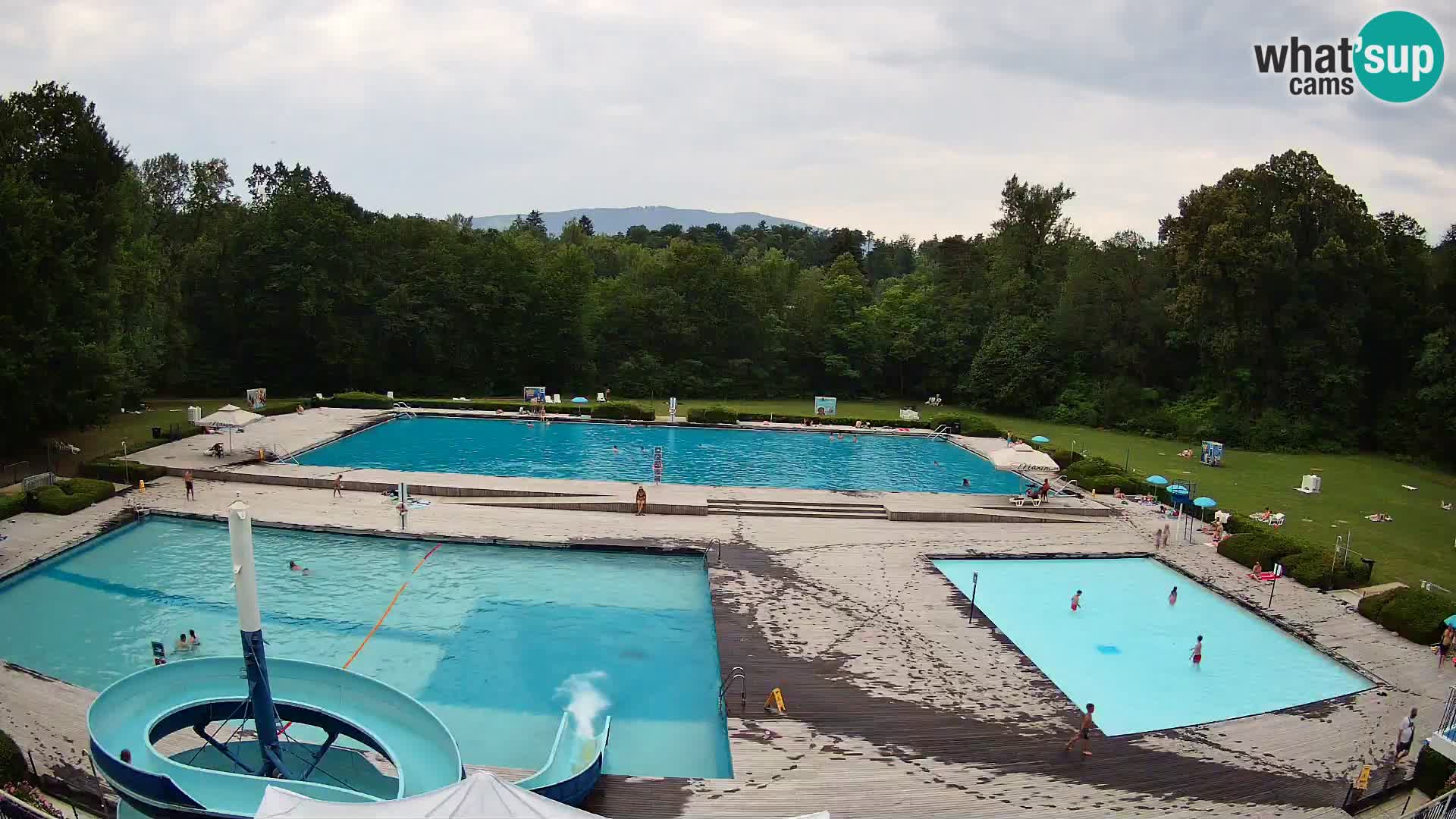 Spletna kamera Kopališče Mariborski otok