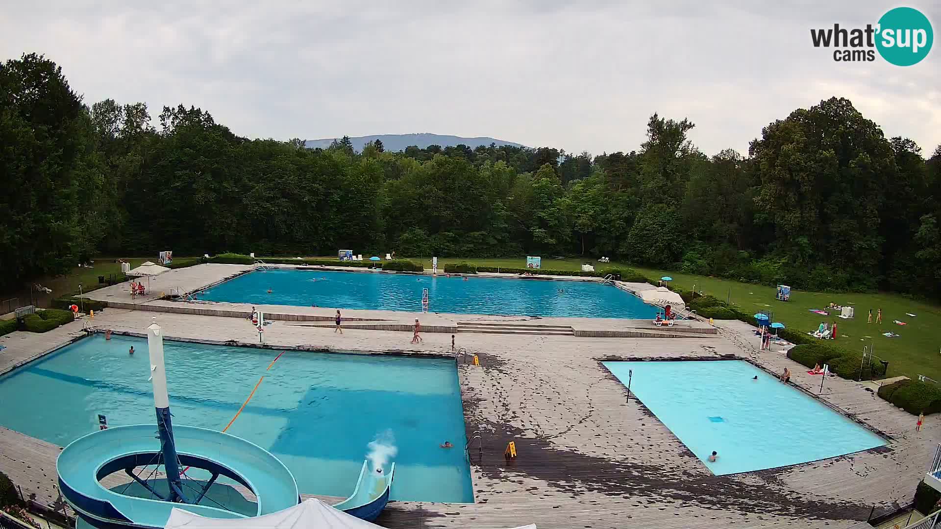 Spletna kamera Kopališče Mariborski otok