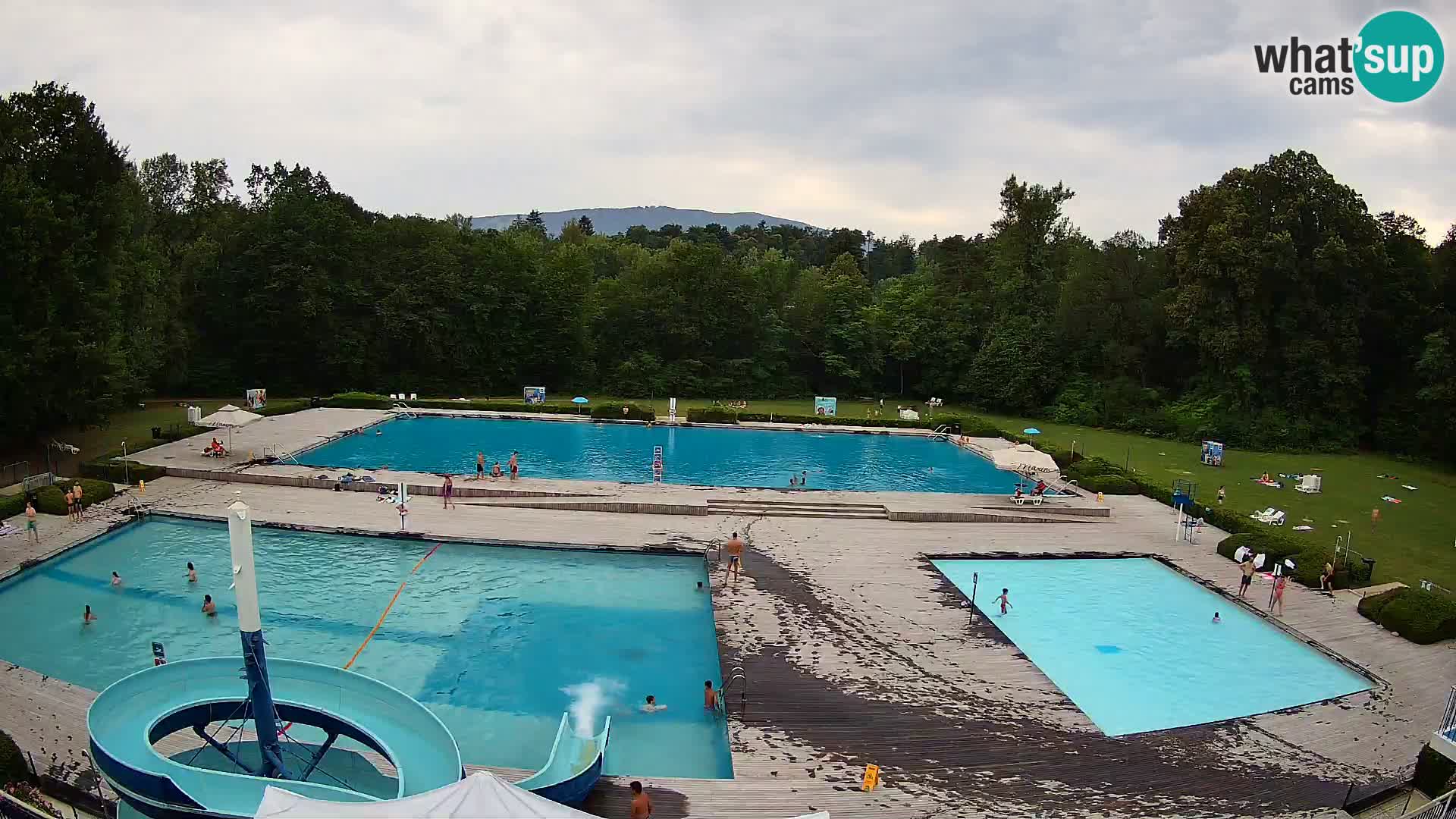 Spletna kamera Kopališče Mariborski otok