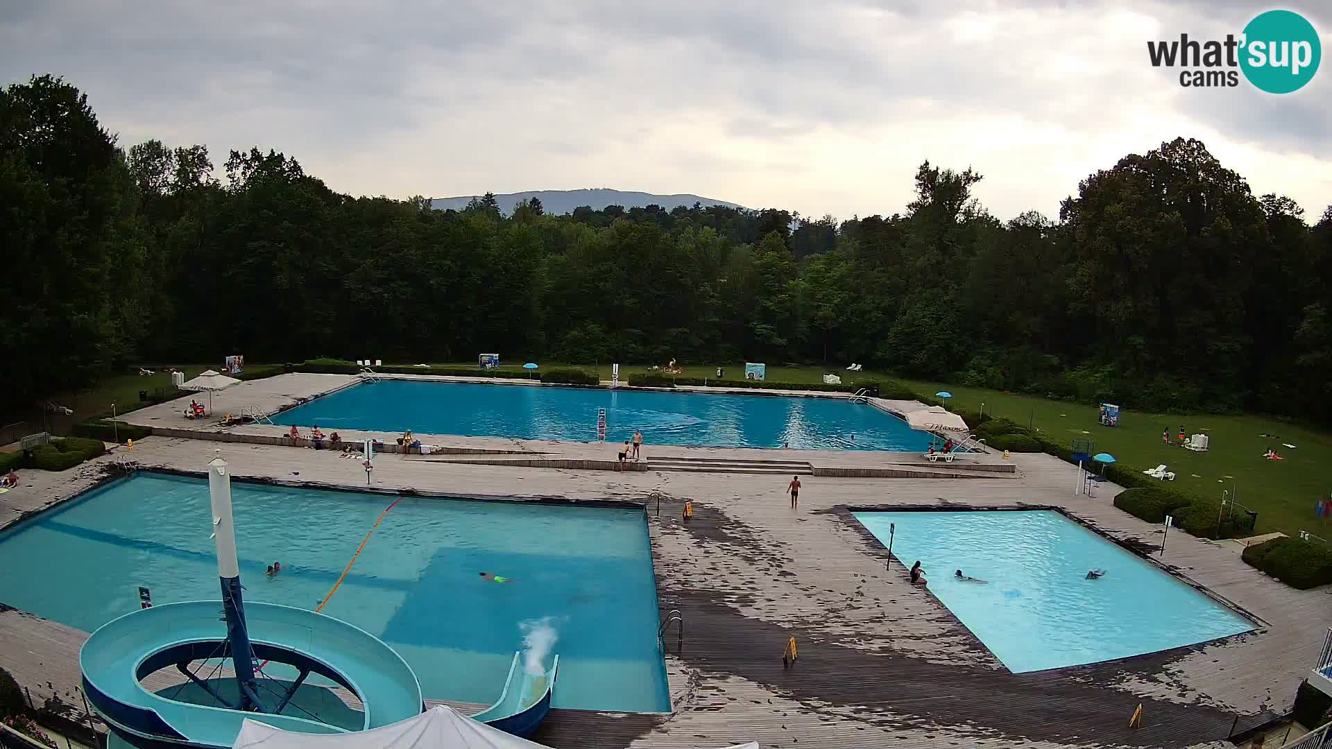 Spletna kamera Kopališče Mariborski otok
