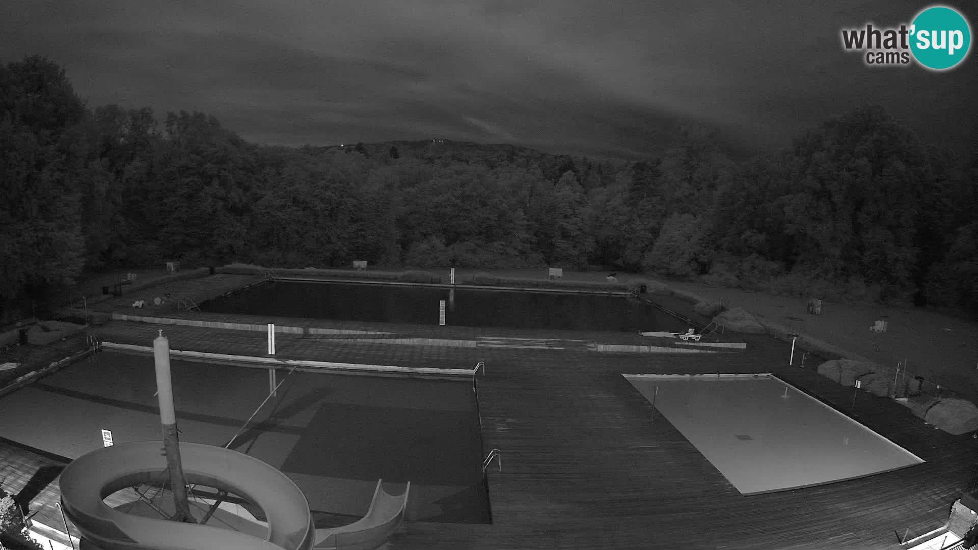 Webcam Schwimmbad der Insel Maribor