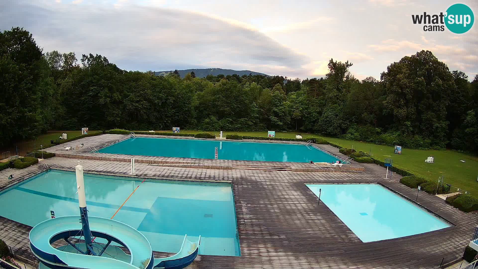 Webcam Kopališče Mariborski otok – Maribor Island Swimming Pool