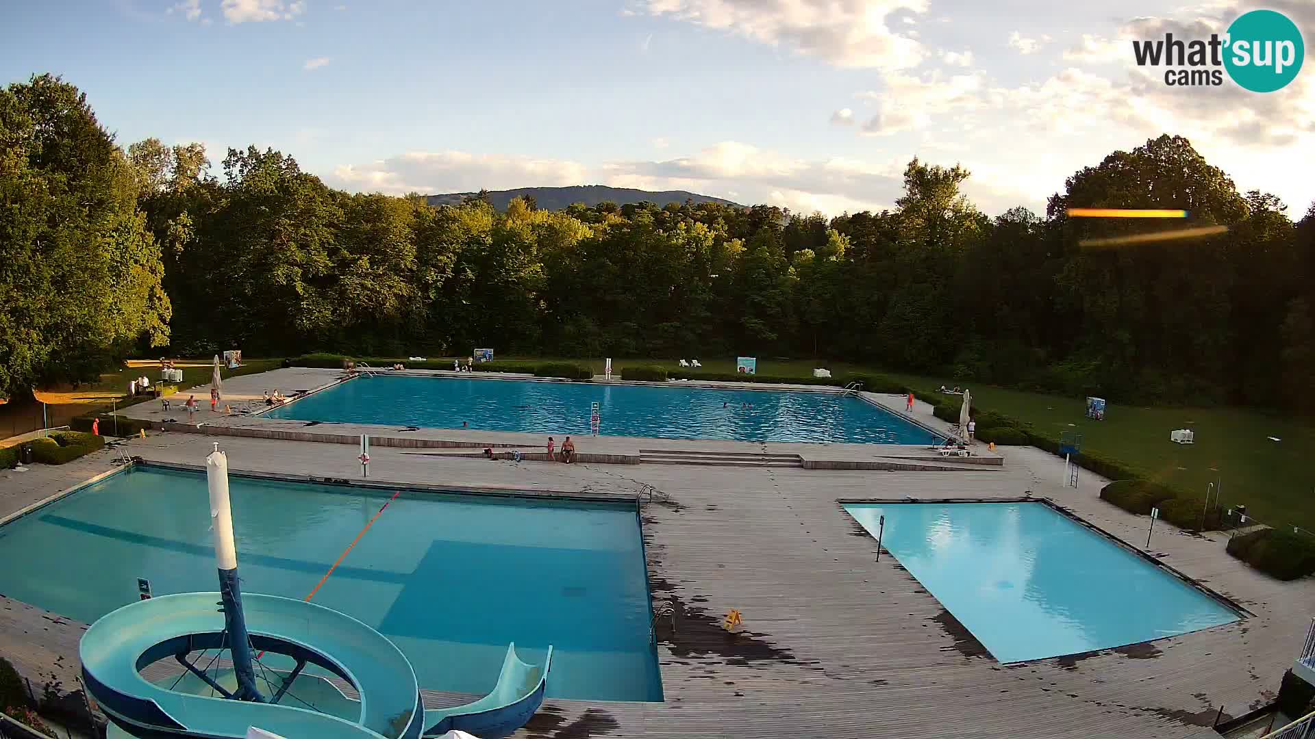 Webcam Kopališče Mariborski otok – Maribor Island Swimming Pool