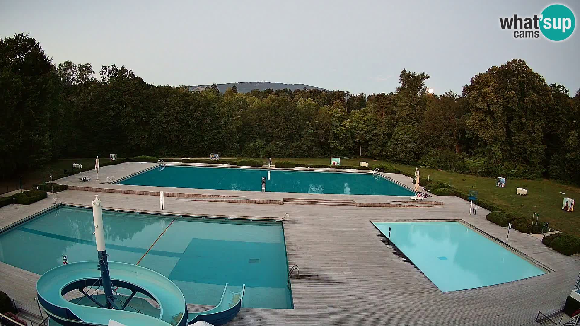 Webcam Kopališče Mariborski otok – Maribor Island Swimming Pool