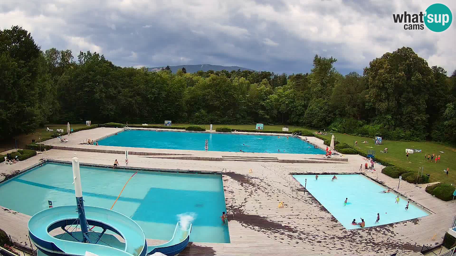 Spletna kamera Kopališče Mariborski otok
