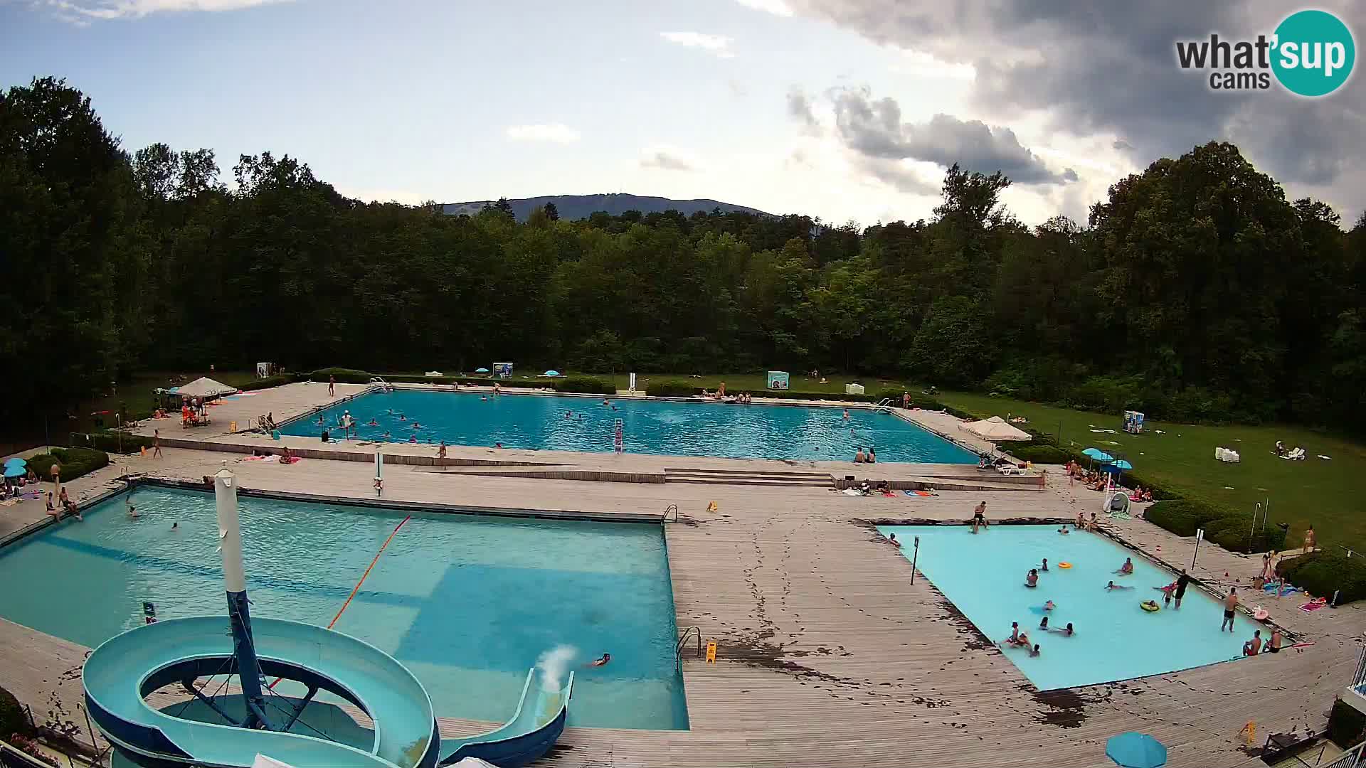 Spletna kamera Kopališče Mariborski otok