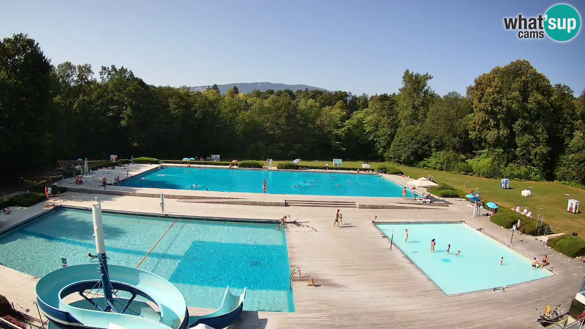 Spletna kamera Kopališče Mariborski otok