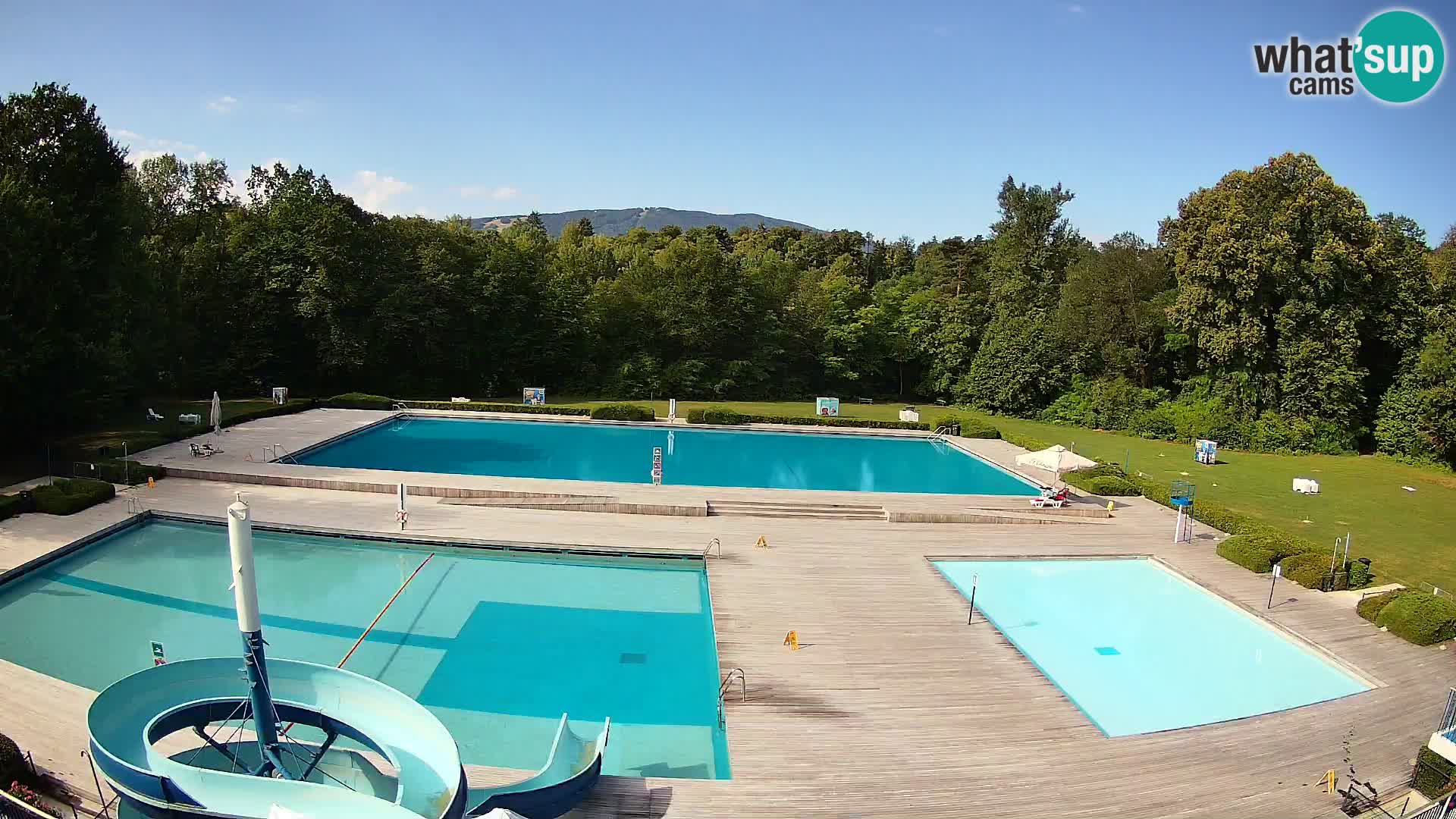 Spletna kamera Kopališče Mariborski otok