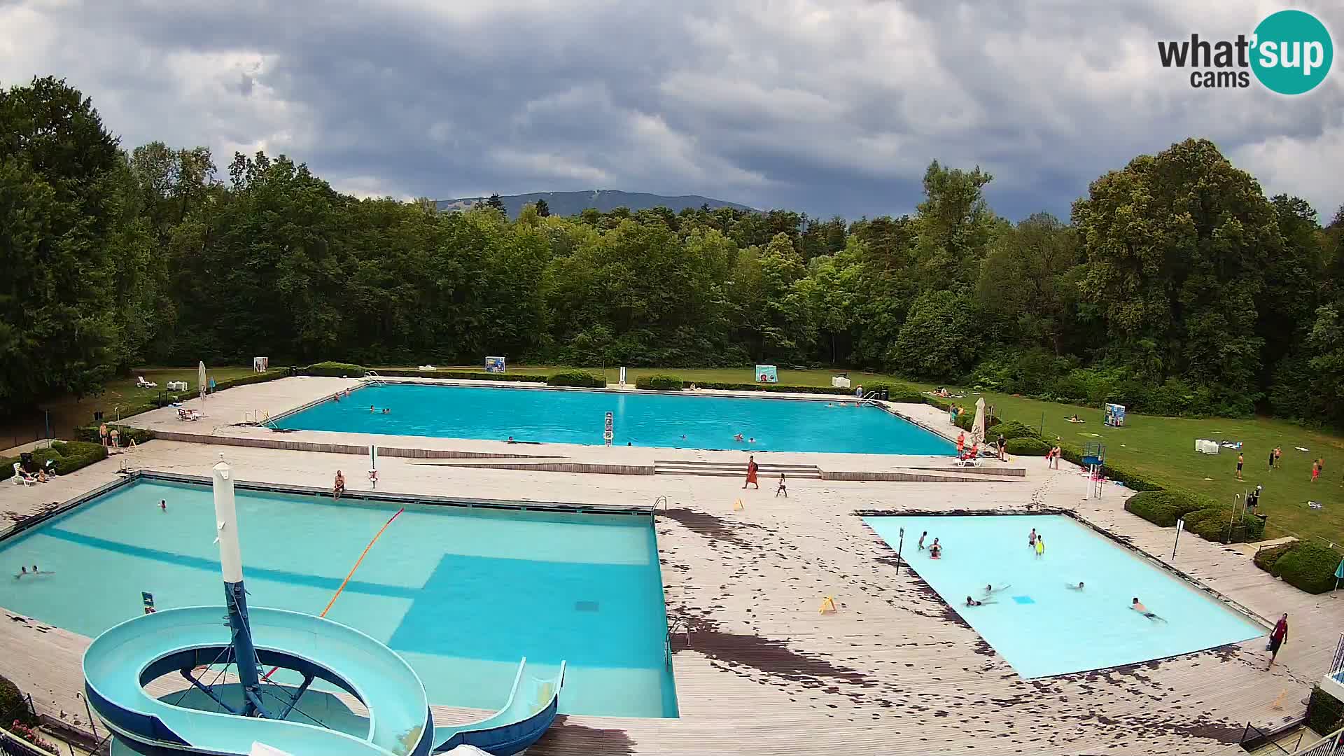 Spletna kamera Kopališče Mariborski otok