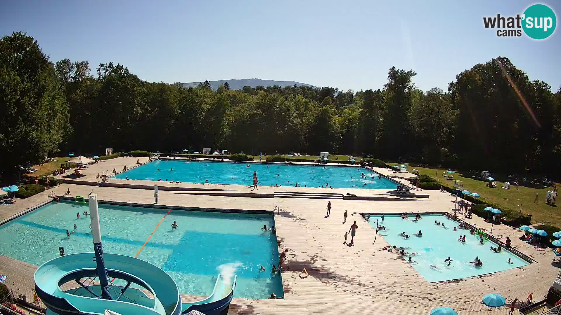 Webcam Kopališče Mariborski otok – Maribor Island Swimming Pool
